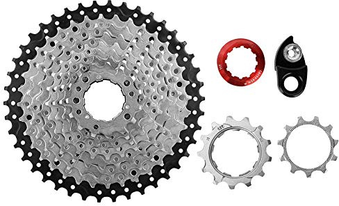 VGEBY1 Fahrrad Freilauf Kettenrad, 10-Fach 11-42T Bike Wide Ratio Cassette Radfahren Ersatzteil Zubehör