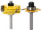 Gasea 6pcs 1/4-Inch Shank Slot Cutters Adjustable 3 Wing Router Bit Set for Woodworking Tool, 1/4, 3/16, 5/32, 1/8, 3/32, 1/16