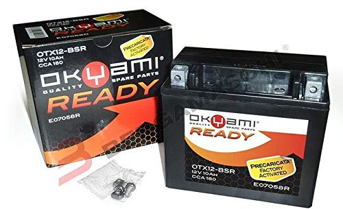 E-bikers.it BATTERIA OKYAMI OTX12-BS YTX12-BS READY PRECARICATA PRONTA ALL'USO