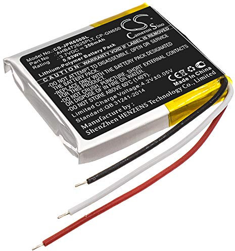 TCTK Akku 250mAh Kompatibel mit [Jabra] Evolve 65, Evolve 80 Ersetzt AHB472625PLT, AHB682828PS, CP-GN650