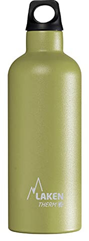 Botella térmica acero inox. 18/8-0,5L - Kaki