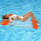 Sinwind Mehrzweck-Hängematte, aufblasbarer Schwimmer, Pool, 4-in-1, neigbar, Schwimmer, Hängematte, multifunktional, faltbar, schwimmend, tragbar, Schwimmer, Ultraleicht (Orange)