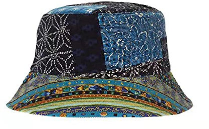 Bucket Hat,Fischerhüte 56-58cm Baumwolle, Unisex Faltbar Anglerhut zum Jagen Wandern Camping Reisen Angeln