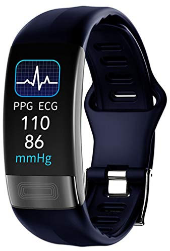 YXJ P11 Plus Intelligent Temperaturmessung EKG Blut Sauerstoff Blutdruck Schlaf Übung Schritt Gesundheit Armband,D