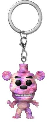 Funko Pop! Keychain: Five Nights at Freddy's (FNAF) Tiedye - Freddy Fazbear - Mini-Figurine en Vinyle à Collectionner Porte-clés Fantaisie