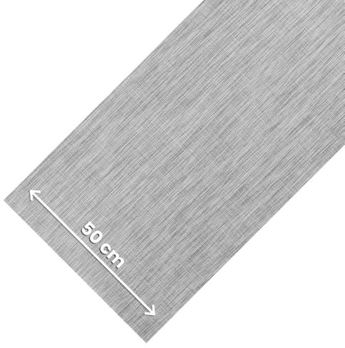 OLIVO.shop | Rolle ZEN Küchenläufer rutschfest und fleckenabweisend Rattan-Optik, Grau (50 x 90 cm)