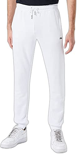 FILA Braives Sweat Pants-Bright White-S