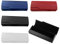 XSHAO 4 Pezzi Custodia Occhiali Rigida, Portatile Venature Legno Mercerizzato Porta Occhiali Rigido con Chiusura Magnetica per Donne Uomini Bambini Riporre Bicchieri (Argento Rosso Nero Blu Scuro)