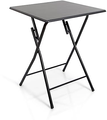 Milton & Oldbrook Table Pliante 60 x 60 cm Valongo Noir