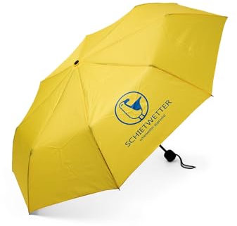 SCHIETWETTER all year round, Hardware Taschenschirm Möwe, Schirm, Regenschirm, Knirps, Regenschutz, wasserabweisend, klein & praktisch yellow OS