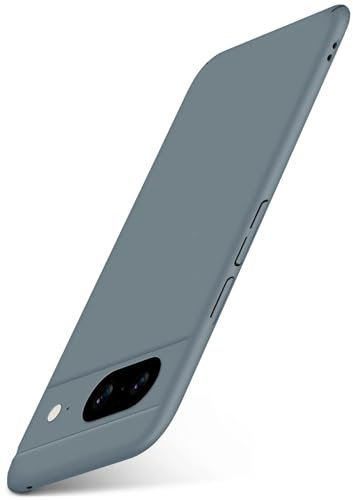 moex Alpha Case für Google Pixel 8 Hülle Ultra Dünn, Schutzhülle mit erhöhtem Kameraschutz, Slim Cover Hardcase Backcover, Dünnste Handyhülle Minimalistisch, Matt Taupe