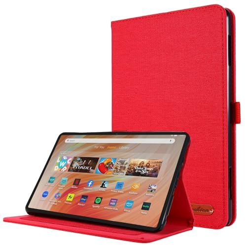 Lobwerk Case für Amazon Fire HD 10 2023 13.Gen 10.1 Zoll Schutzhülle Tasche mit Standfunktion und Auto Sleep/Wake Funktion