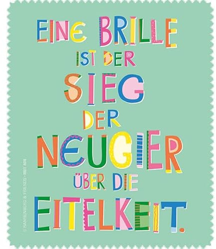Rannenberg & Friends Brillenputztuch/Mikrofasertuch - Sieg der Neugier