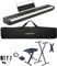 MusicalStore2005 Set Scolastico per Casio CDP-S110 Nero Piano Digitale 88 Tasti Pesati - Completo di Borsa Imbottita a Tracolla MusicalStore2005, Stand a X, Panchetta Regolabile, Alimentatore e Pedale