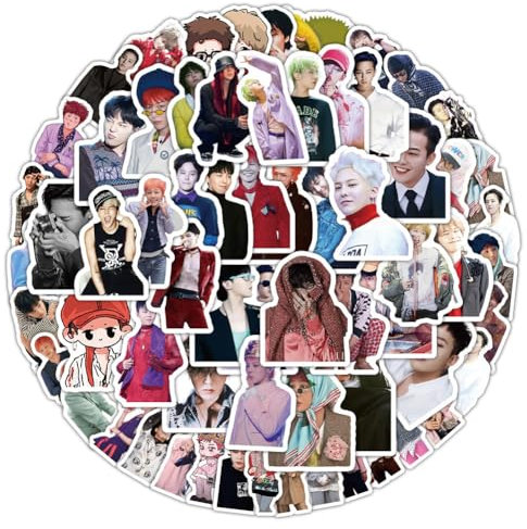 Adesivi GD,Set Di 90 Adesivi Per Frigorifero,Adesivi Divertenti, Adesivi In Vinile Impermeabili Per Bottiglie d'Acqua, Bagagli, Bici,Adesivi GD Carini Per Feste Per Adolescenti e Adulti