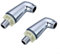Chrome Bath Filler Shower Mixer Tap Legs,Adapter Extension,2Pcs Deck Mounted Mirror Shine Finish Versatile Compatibility