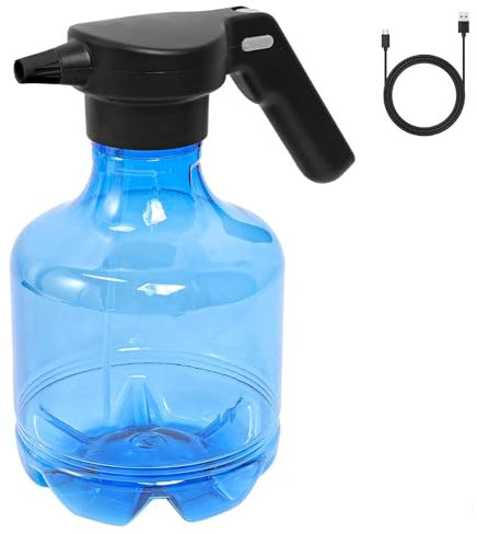 Annaffiatoio elettrico portatile ricaricabile 3 litri, potente spruzzatore per piante giardino per auto, fiori, prati, plastica, grande capacità