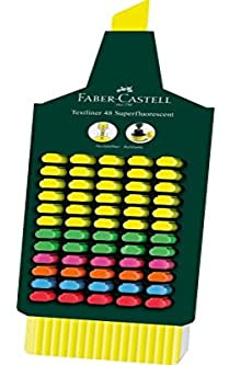 Faber Castell Textliner – Etagere 60 Textmarker, verschiedene Farben