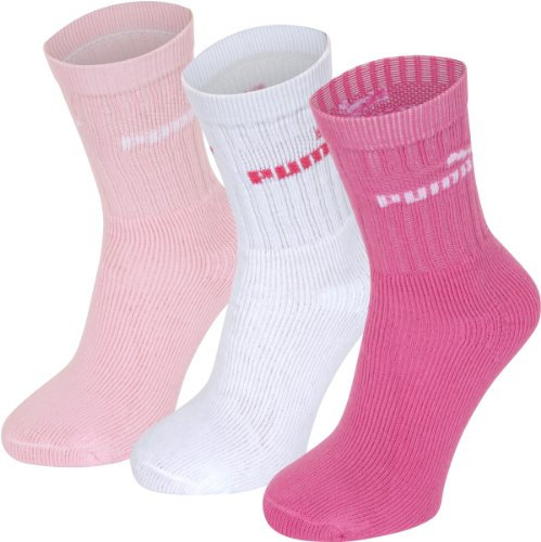 Puma Kinder Socke Sport Junior, 3er Pack, Rosa, 31/34