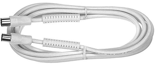 Axing BAK 752-00 Anschlusskabel IEC Koax-Stecker auf Koax-Buchse hochgeschirmt mit Mantelstromfilter (7,5m)