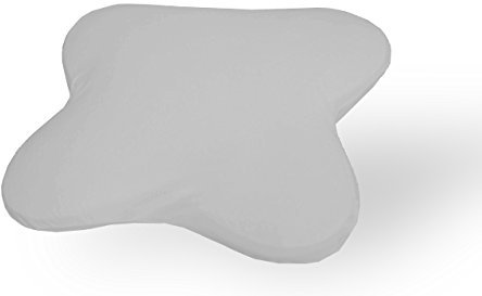 Dukal | Ersatzbezug für Ombracio/All Around Schlafkissen von Tempur | aus hochwertigem DOPPEL-Jersey | 100% Baumwolle | Farbe: grau