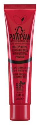 Dr. PAWPAW Tinted Ultimate Red Balm for Lips and Skin, 1 x 25ml