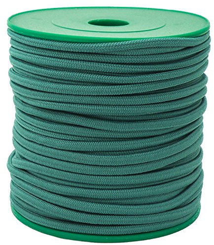 25m Gummikordel 3mm, Gummischnur Gummiband Bekleidungsgummi, Farbwahl, Farbe:petrol