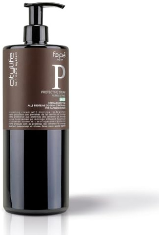 Faipa City Life Protecting Cream With Moringa Seed Proteins For Colored Hair Parabens Free 33.8 Oz Free Starry Sexy Kiss Lip Plumping 10 Ml