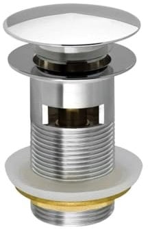 Kiamami Valentina - Ablaufgarnitur Click-Clack für Waschbecken, Waschtisch und Bidet