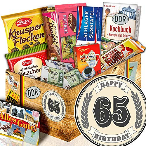 Geschenk zum 65. / DDR Korb/Geschenke 65. Geburtstag Mann