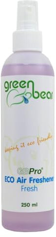 GBPro Refillable Eco Air Freshener (Odour eater), Fresh Fragrance Deodoriser - Concentrated, Septic Tank Friendly, Suitable for Waste Bins, Pet Blankets & Laundry baskets (250ml Atomiser)