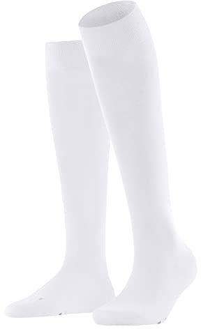 FALKE Damen Kniestrümpfe Vitalizer W Kh Baumwolle mit Kompression 1 Paar, Weiß White 2009, 39-40