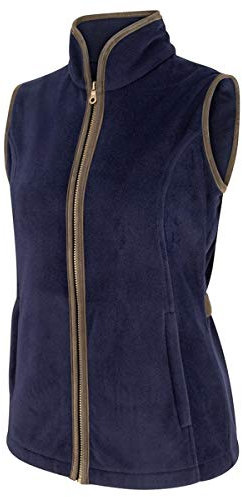 Hoggs of Fife Stenton Ladies Fleece Gilet - Navy X-Small Blue X-Small Blue