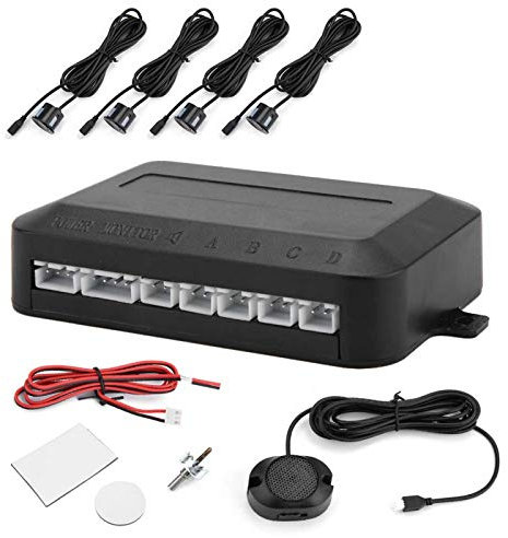 Sensore di parcheggio per auto Assistenza al parcheggio posteriore Kit radar di retromarcia di backup per auto Indicatore acustico di avvertimento Sistema di sonde 12V