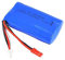 Torcster Huina 1573 1577 1561 1562 1592 1593 LiIon Akku 7,4V 1200mAh, für Modelle vor 2023, BEC-Stecker rot