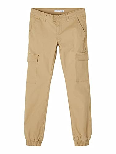 NAME IT Mädchen Twill-Hose lang aus Bio-Baumwolle