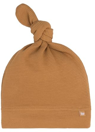 Baby's Only - Pure Knotenmütze - Babykleidung - Für Mädchen und Jungen - 100% Biologische Baumwolle - Caramel