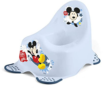 Lulabi Mickey Icon Kinder-Töpfchen aus Polypropylen mit rutschfesten Gummifüßen