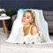 Doiicoon Kuscheldecke Flanell Fleecedecke 3D Ariana Wohndecke Sofadecke Couchdecke Bettüberwurf Flauschige Weiche& Warme (6,100 x 140 cm)