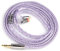 Linsoul Tripowin Zonie IEM Cable, 16 Core Silver Plated Earphone Upgraded Cords, 1.25m SPC in Ear Monitor Cable for 7HZ Timeless AE TINHIFI T2 PRO T3 T4(MMCX, 3.5mm) (Lavender)