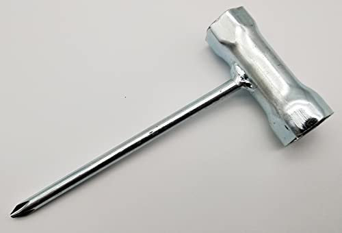 Kraftfeld Kettensäge Kreuz Zündkerzenschlüssel 17x19mm Schraubenschlüssel Kombi Schlüssel kompakt