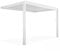 Pergola Bioklimatisch, Weiß, Aluminium, 3 x 4 m, Weiß
