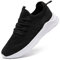 LANGFEUU Damen Turnschuhe Sneaker Schuhe Damen Sportschuhe Laufschuhe Tennisschuhe Outdoor Running Damen Walkingschuhe Straßenlaufschuhe rutschfest Atmungsaktiv Leichtgewichts Schwarz Weiß 40