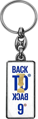 Zeus Party Portachiavi Inter con etichetta resinata BACK TO BACK Edizione Speciale Vittoria Coppa Italia 2023