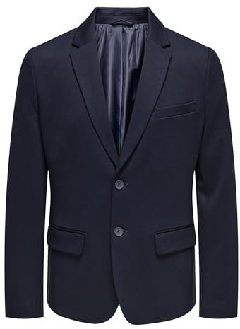 ONLY & SONS Herren ONSMARK Slim 0209. Blazer NOOS Sakko, Night Sky, L