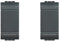 BTicino SL4001 Livinglight Interruttore, 1P, 16 A, Antracite, 1 Pezzo (Confezione da 2)