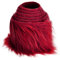 10cmx150cm Flauschige Kunstpelzband Kunstfell Band Fellstoff,Furry Faux Pelz Stoff Dekoband Zierband Plüsch Trim Plüschstoff Plüschband Borten Bänder zum Nähen Nähen Kleidung Weihnachtsdeko,Weinrot
