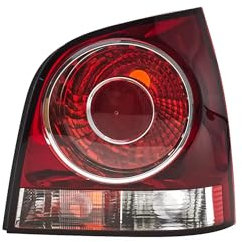 EDA PREMIUM auto Rückleuchte, Rücklicht, Heckleuchte Rechts Rot 6Q6945096M passend für VW POLO IVF, 05-09, ohne Glühbirnen