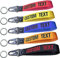 WQNMY 1PCS Personalisierte Schlüsselanhänger, Armband Lanyard Schlüsselanhänger, Gestickter Text/Zahl, Geschenk für Männer und Frauen, Gepäck Tag für Rucksack Koffer