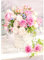 AIRDEA DIY 5D Weiße Rosa Rosenblüten Diamant Malerei, Full Round Drill Diamond Painting Set, Full Runden Steine Diamanten Stickerei Strass Erwachsene Malen nach Zahlen Perlen Bilder 30x40cm